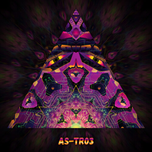 AS-TR03 - UV-Reactive Fluorescent Triangle - Design Preview