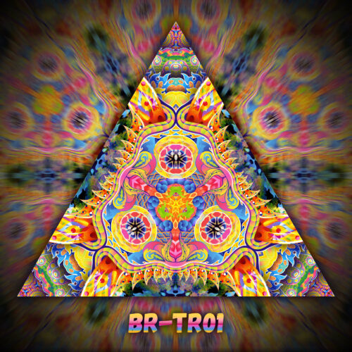 BR-TR01 - UV-Reactive Fluorescent Triangle - Design Preview
