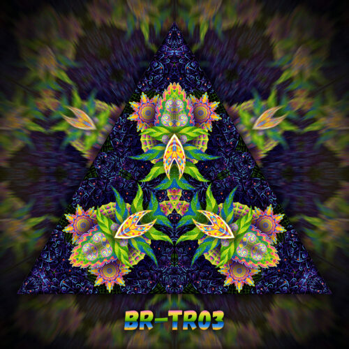 BR-TR03 - UV-Reactive Fluorescent Triangle - Design Preview