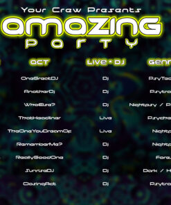 Cyber Nexus - Free Party Promotion Materials - Event Time-Table Schedule Template