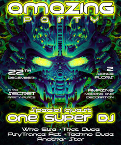 Cyber Nexus - Free Party Promotion Materials - A5 Flyer template