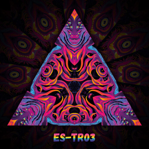 ES-TR03 - UV-Reactive Fluorescent Triangle - Design Preview