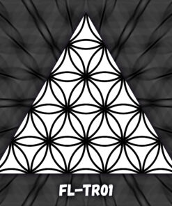 FL-TR01- UV-Reactive Fluorescent Triangle - Design Preview