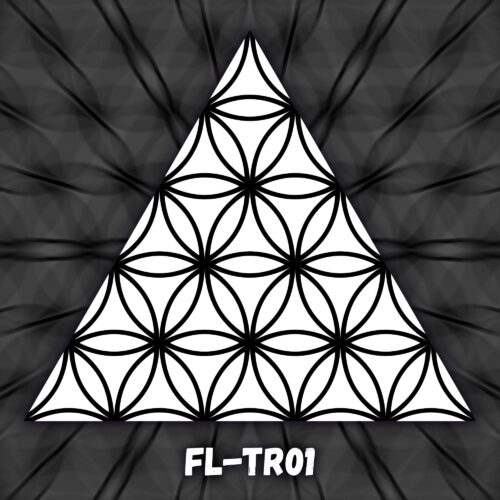 FL-TR01- UV-Reactive Fluorescent Triangle - Design Preview