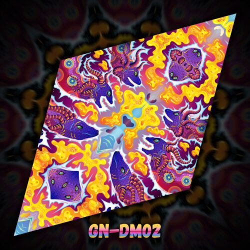 GN-DM02 - UV-Reactive Fluorescent Diamond - Design Preview