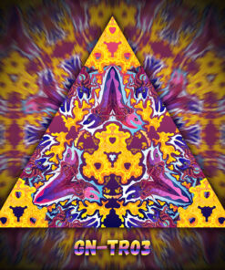 GN-TR03 - UV-Reactive Fluorescent Triangle - Design Preview