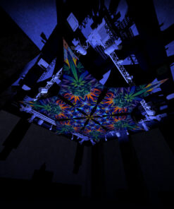 HH-DM01 - 6 Diamonds Canopy Set - UV-Reactive Flurescent Ceiling Decoration - 3D-Preview
