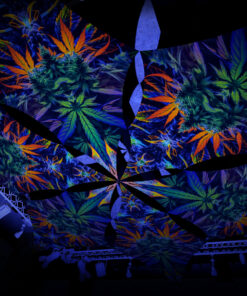 HH-DM01 - 6 Diamonds Canopy Set - UV-Reactive Flurescent Ceiling Decoration - 3D-Preview