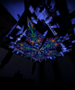 HH-DM01 - 6 Diamonds Canopy Set - UV-Reactive Flurescent Ceiling Decoration - 3D-Preview