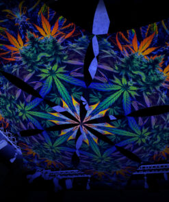 HH-DM01 - 6 Diamonds Canopy Set - UV-Reactive Flurescent Ceiling Decoration - 3D-Preview