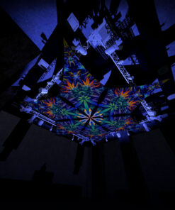 HH-DM01 - 6 Diamonds Canopy Set - UV-Reactive Flurescent Ceiling Decoration - 3D-Preview