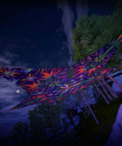 HH-DM01 - 6 Diamonds Canopy Set - UV-Reactive Flurescent Ceiling Decoration - 3D-Preview