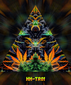 HH-TR01 - UV-Reactive Fluorescent Triangle - Design Preview