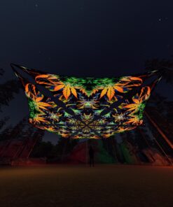 HH-TR01 - 6 Triangles Canopy Set - UV-Reactive Flurescent Ceiling Decoration - 3D-Preview