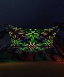 HH-TR02 - 6 Triangles Canopy Set - UV-Reactive Flurescent Ceiling Decoration - 3D-Preview