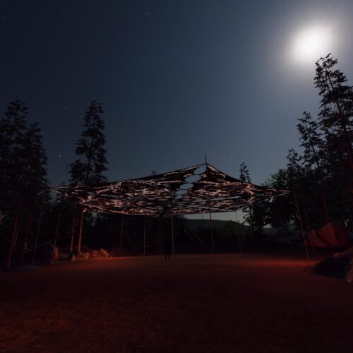 HL-TR01 - 6 Triangles Canopy Set - UV-Reactive Flurescent Ceiling Decoration - 3D-Preview