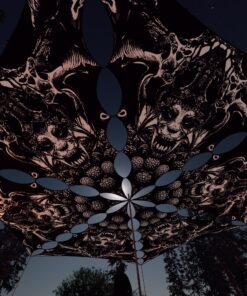 HL-TR01 - 6 Triangles Canopy Set - UV-Reactive Flurescent Ceiling Decoration - 3D-Preview