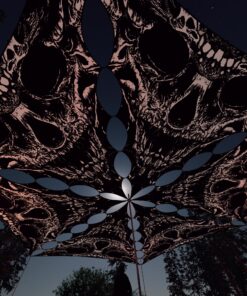 HL-TR02 - 6 Triangles Canopy Set - UV-Reactive Flurescent Ceiling Decoration - 3D-Preview