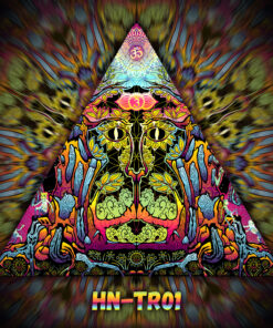 HN-TR01 - UV-Reactive Fluorescent Triangle - Design Preview