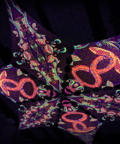 JS-DM01 and JS-DM02 - 6 Diamonds Canopy Set - UV-Reactive Flurescent Ceiling Decoration - 3D-Preview