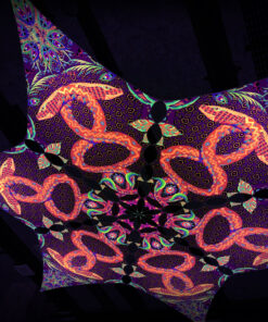 JS-DM01 - 6 Diamonds Canopy Set - UV-Reactive Flurescent Ceiling Decoration - 3D-Preview