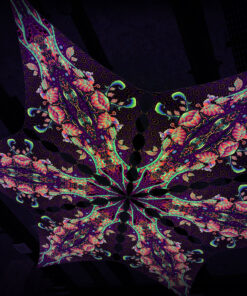 JS-DM02 - 6 Diamonds Canopy Set - UV-Reactive Flurescent Ceiling Decoration - 3D-Preview