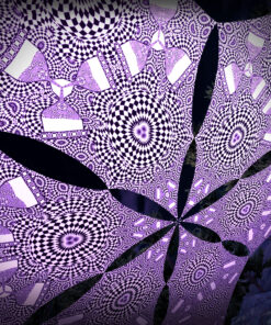 MT-DM01 - 6 Diamonds Canopy Set - UV-Reactive Flurescent Ceiling Decoration - 3D-Preview