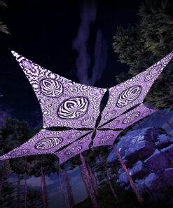 MT-DM02 - 6 Diamonds Canopy Set - UV-Reactive Flurescent Ceiling Decoration - 3D-Preview