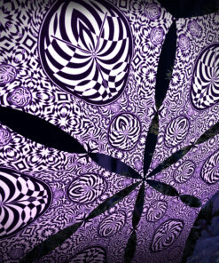 MT-DM02 - 6 Diamonds Canopy Set - UV-Reactive Flurescent Ceiling Decoration - 3D-Preview