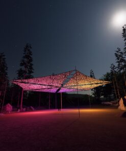 MT-TR02 - 6 Triangles Canopy Set - UV-Reactive Flurescent Ceiling Decoration - 3D-Preview