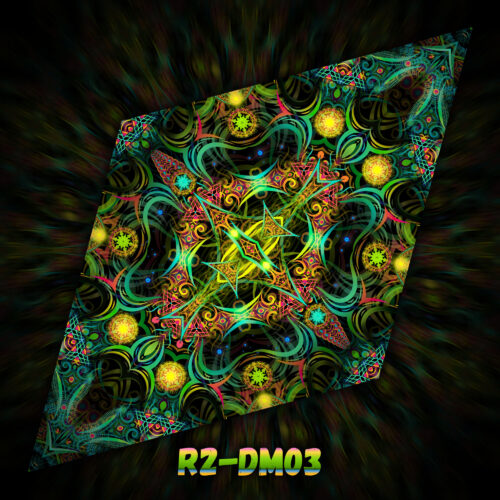R2-DM03 - UV-Reactive Fluorescent Diamond - Design Preview