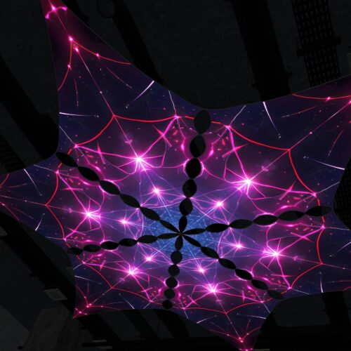 SG-DM02 - 6 Diamonds Canopy Set - UV-Reactive Flurescent Ceiling Decoration - 3D-Preview