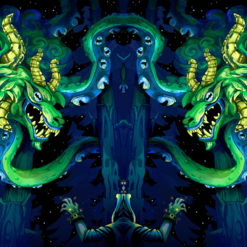 Shub-Niggurath Dark Ritual - Art by Andrei Verner