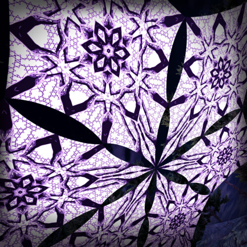 WT-BW-DM02 - 6 Diamonds Canopy Set - UV-Reactive Flurescent Ceiling Decoration - 3D-Preview