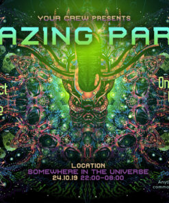 Alien Enlightenment - Free Party Promotion Materials - Facebook Event Cover Template