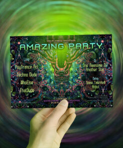 Alien Enlightenment - Free Party Promotion Materials - A5 Flyer template
