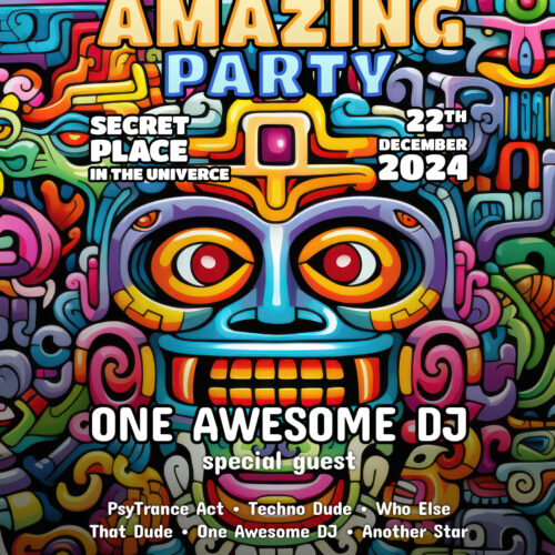Aztec God - Free Party Promotion Materials - A5 Flyer template