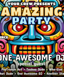Aztec God - Free Party Promotion Materials - Facebook Event Cover Template
