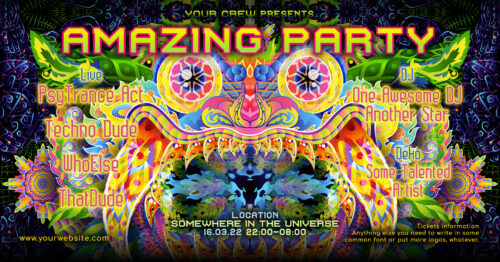 Barong - Free Party Promotion Materials - Facebook Event Cover Template