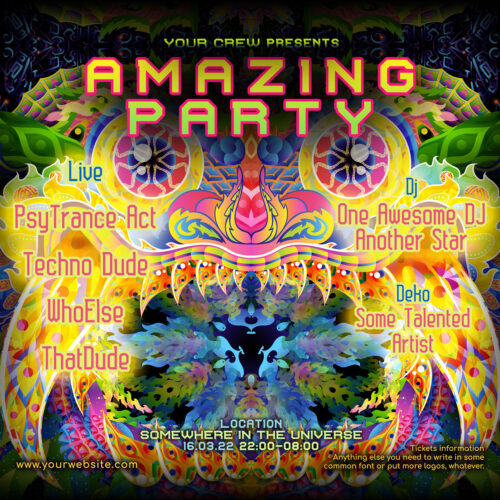 Barong - Free Party Promotion Materials - Facebook Instagram Post Template