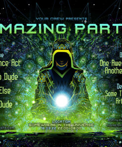 Enlightenment - Free Party Promotion Materials - A5 Flyer template