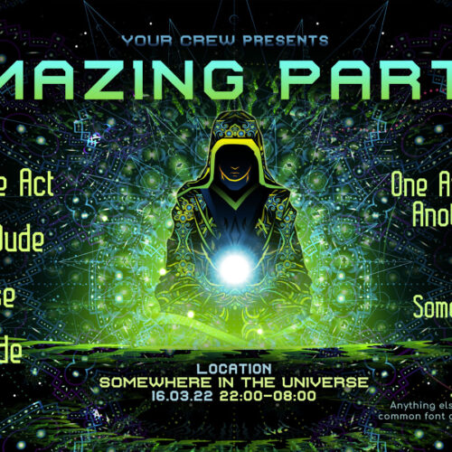 Enlightenment - Free Party Promotion Materials - Facebook Event Cover Template