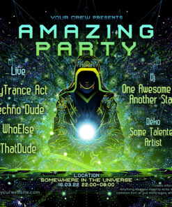 Enlightenment - Free Party Promotion Materials - Facebook Instagram Post Template