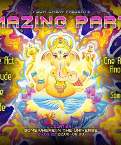 Lord Ganesha - Free Party Promotion Materials - A5 Flyer template