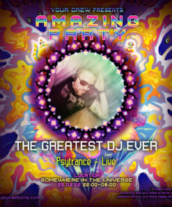 Lord Ganesha - Free Party Promotion Materials - Facebook Instagram Post Template - Featured Artist