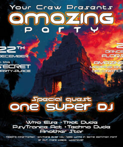 Jungle Ruins - Free Party Promotion Materials - Facebook Instagram Post Template