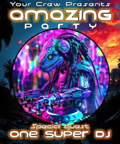 Jungle Ruins - Free Party Promotion Materials - Facebook Instagram Post Template - Featured Artist