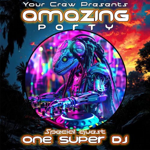 Jungle Ruins - Free Party Promotion Materials - Facebook Instagram Post Template - Featured Artist