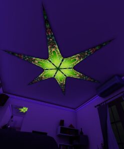 AE - Trippy-Alien – 6 Petals Canopy Set - UV-Reactive Flurescent Ceiling Decoration - 3D-Preview