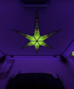 AE - Trippy-Alien – 6 Petals Canopy Set - UV-Reactive Flurescent Ceiling Decoration - 3D-Preview